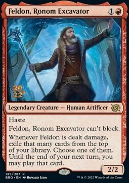 Feldon, Ronom Excavator Card Front