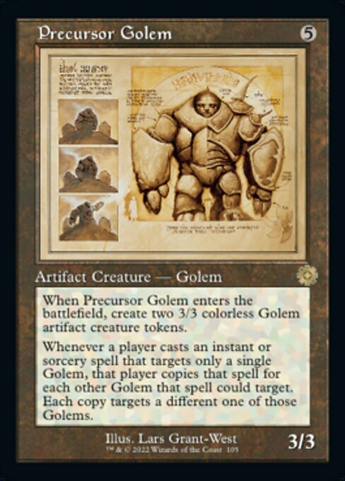 Precursor Golem Card Front