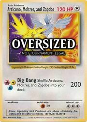 Articuno, Moltres, and Zapdos