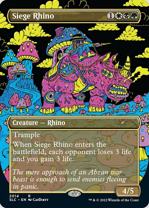 Siege Rhino Card Front