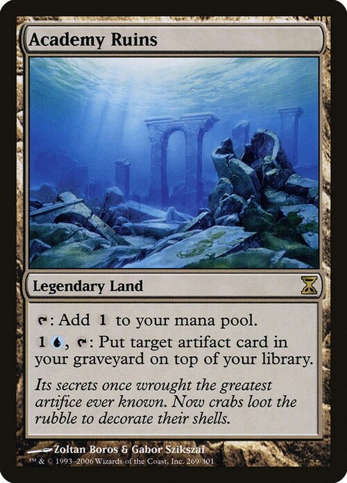 Academy Ruins Card Front