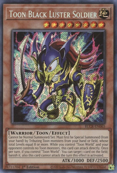 Toon Black Luster Soldier Card Front