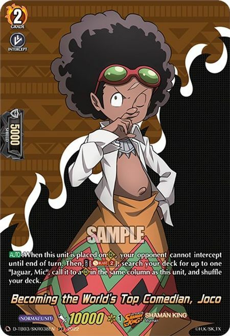 Becoming the World's Top Comedian, Joco [D Format] Card Front