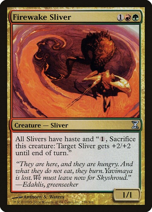 Firewake Sliver Card Front