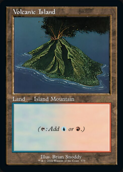 Volcanic Island Card Front