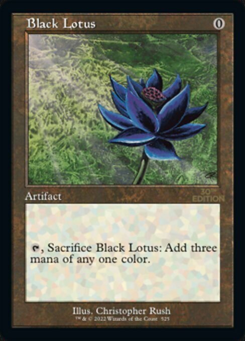 Black Lotus Card Front