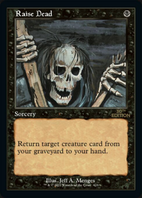 Raise Dead Card Front