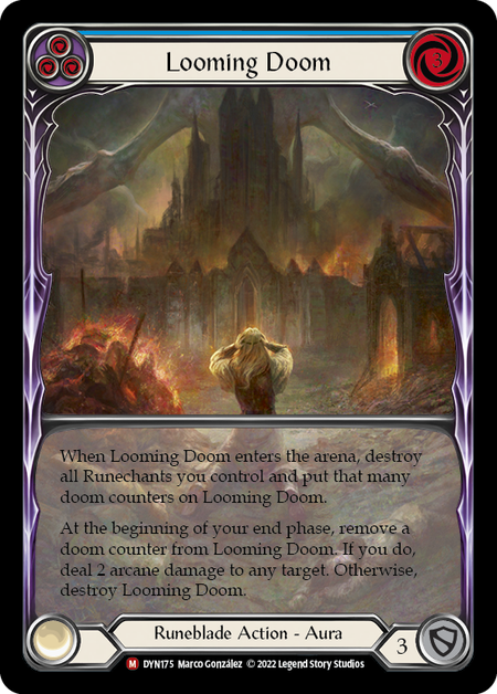 Looming Doom Card Front