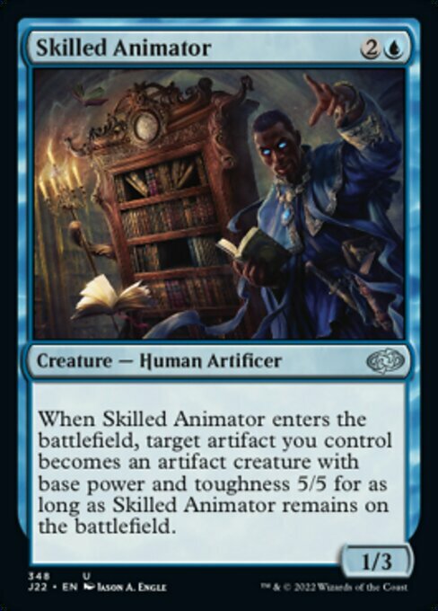 Skilled Animator Card Front