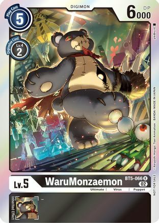 WaruMonzaemon Card Front