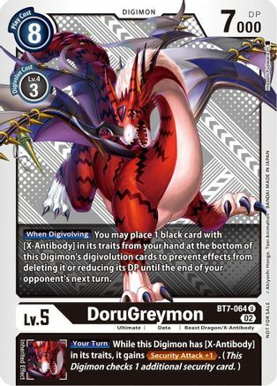 DoruGreymon Card Front