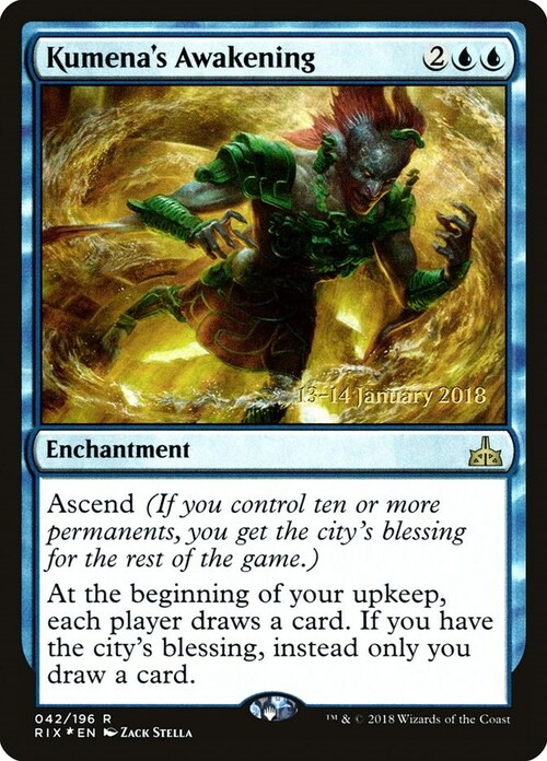 Kumena's Awakening Card Front