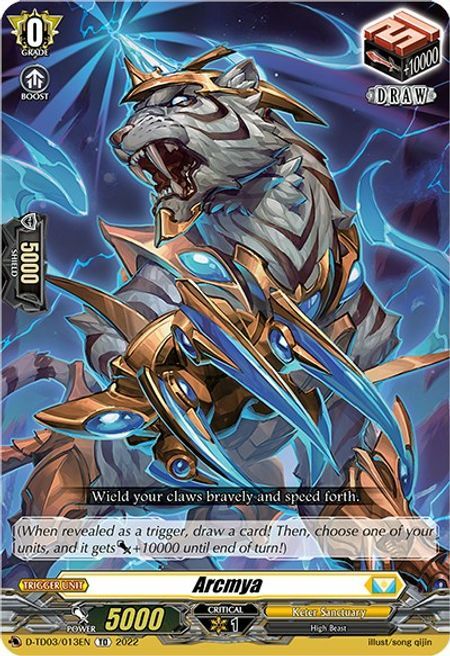 Arcmya [D Format] Card Front