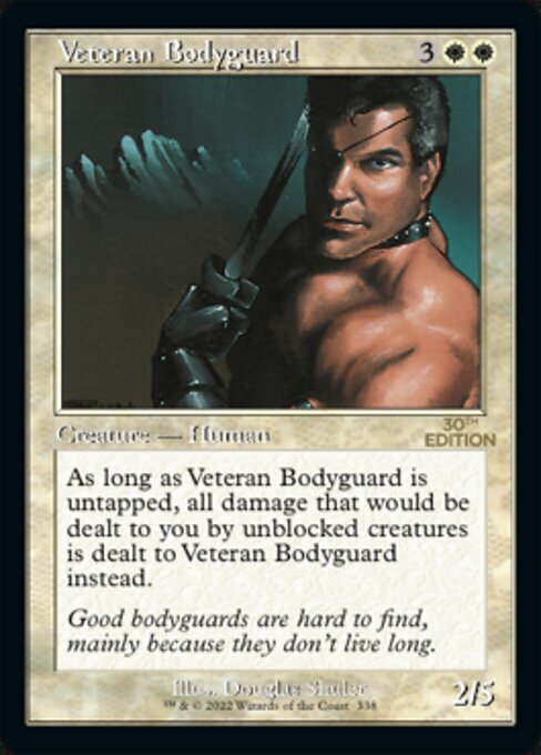 Veteran Bodyguard Card Front