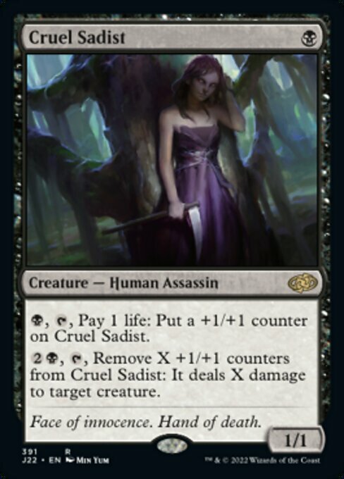 Cruel Sadist Card Front