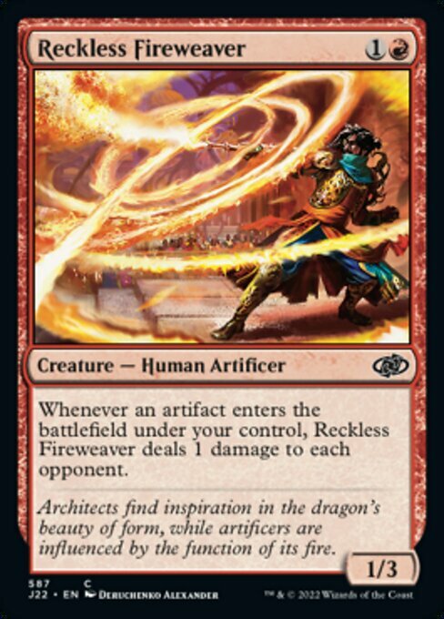 Reckless Fireweaver Card Front