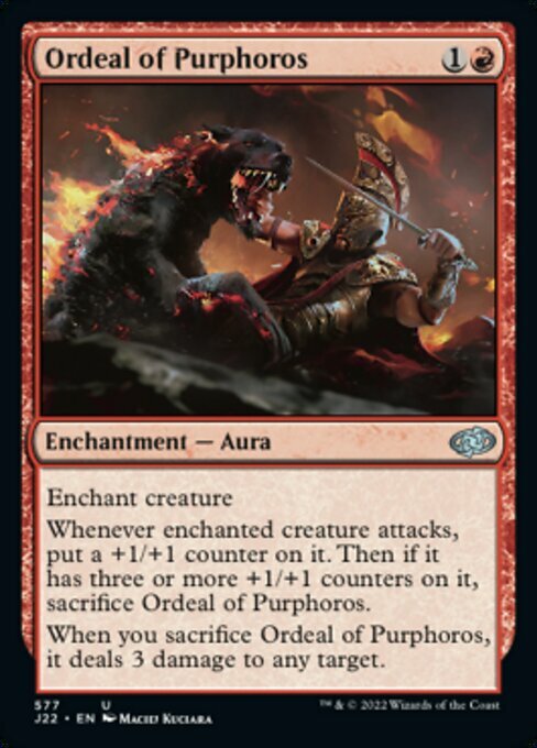 Ordeal of Purphoros Card Front