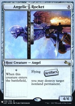 Angelic Rocket Card Front