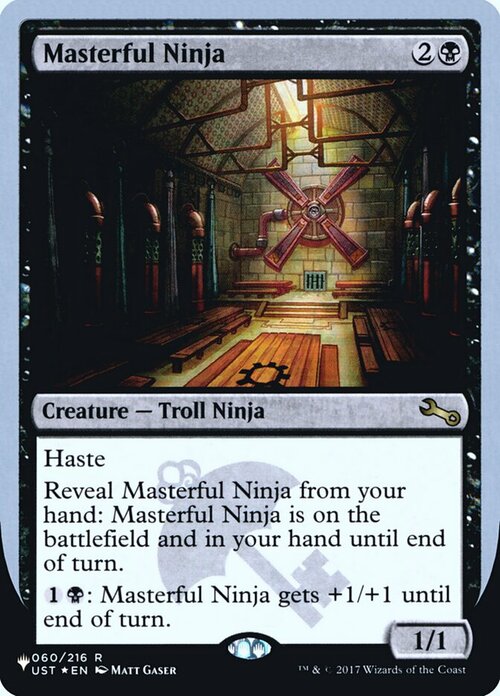 Masterful Ninja Card Front