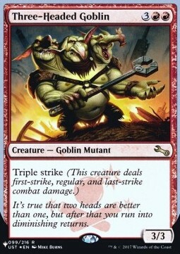 Three-Headed Goblin Card Front