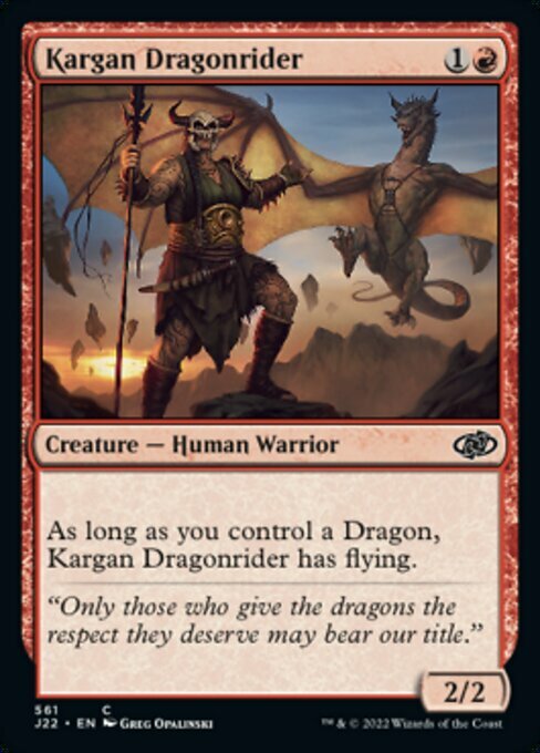 Kargan Dragonrider Card Front