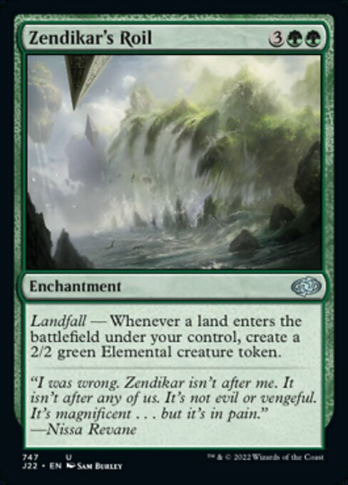 Zendikar's Roil Card Front