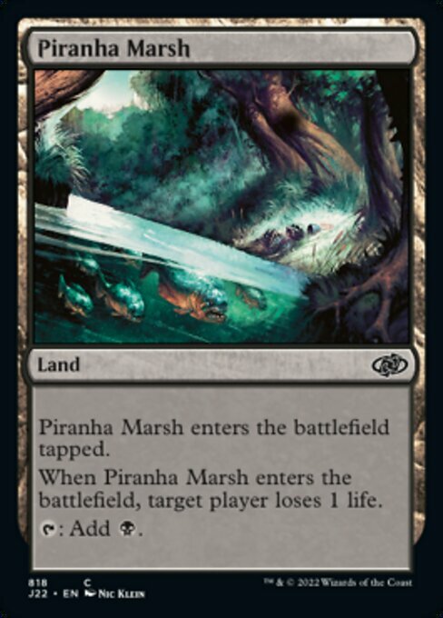 Piranha Marsh Card Front