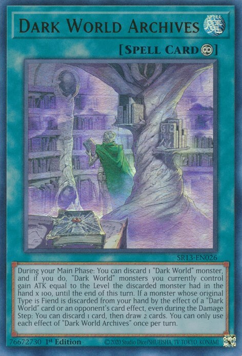 Dark World Archives Card Front