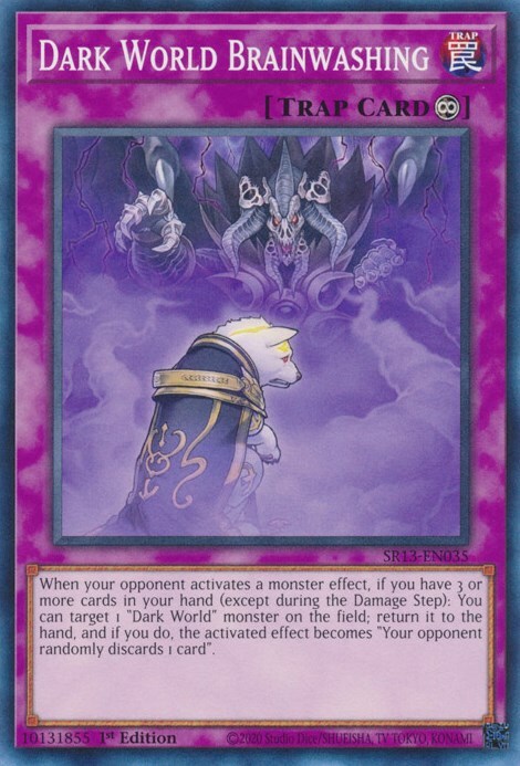 Dark World Brainwashing Card Front