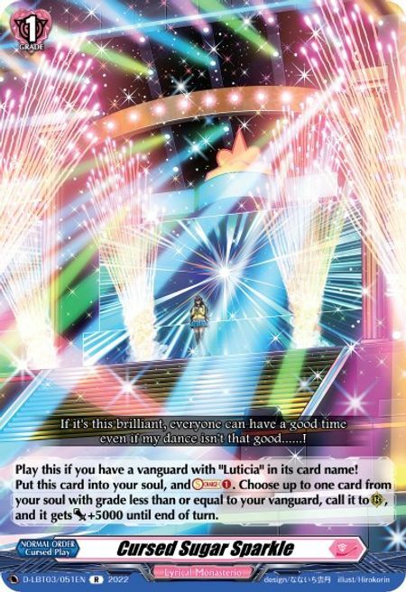 Cursed Sugar Sparkle Card Front