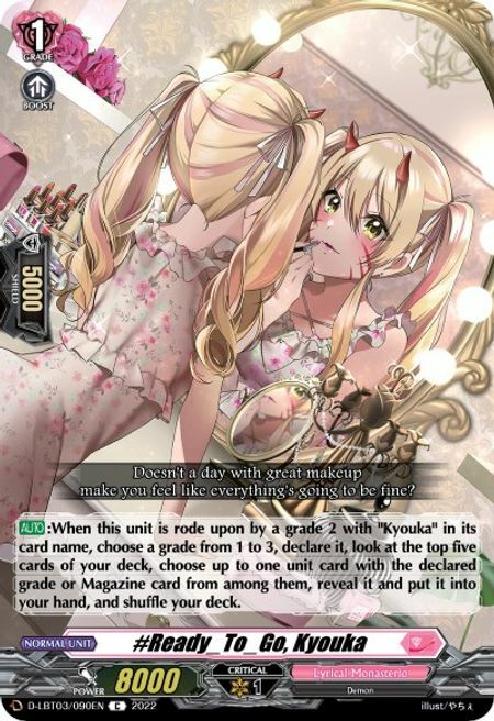 #Ready_To_Go, Kyouka [D Format] Card Front