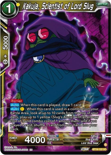 Kakuja, Scientist of Lord Slug Card Front