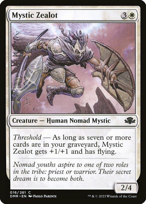 Mystic Zealot Card Front