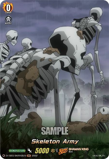 Skeleton Army Card Front