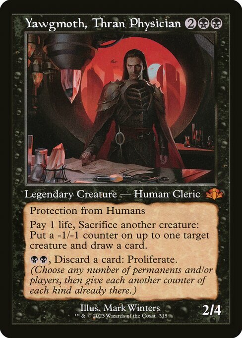 Yawgmoth, Thran Physician Card Front