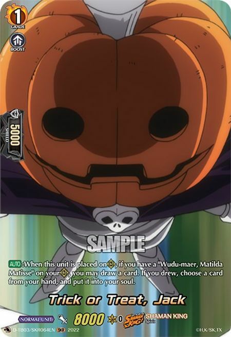 Trick or Treat, Jack [D Format] Card Front