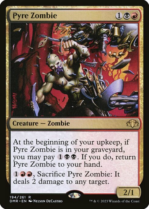 Zombie della Pira Card Front