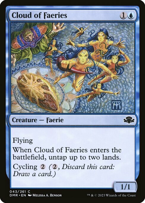 Cloud of Faeries Card Front