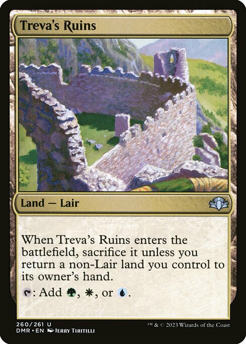 Rovine di Treva Card Front