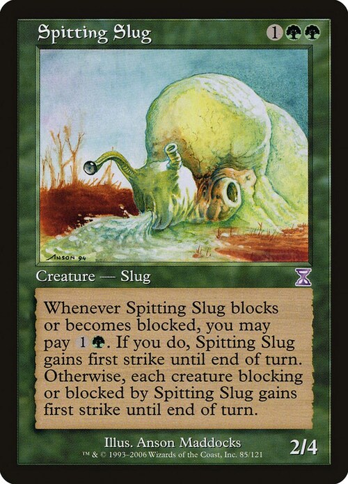 Spitting Slug Card Front