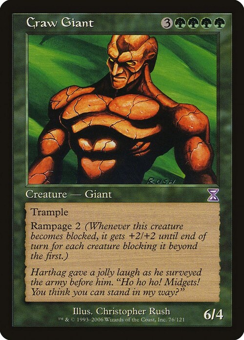 Craw Giant Card Front