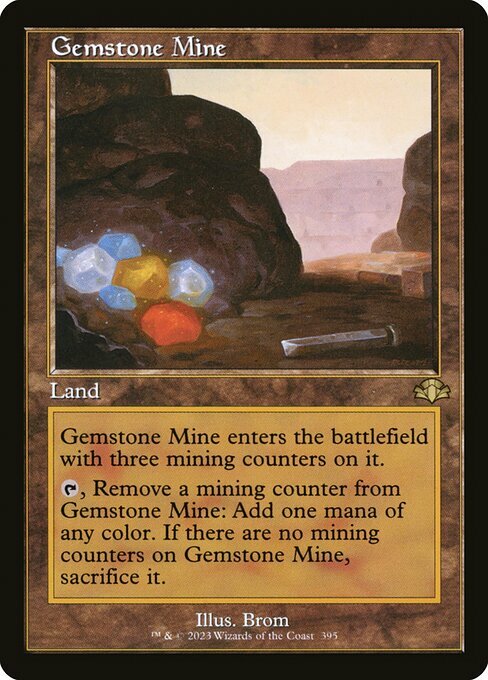 Gemstone Mine Card Front