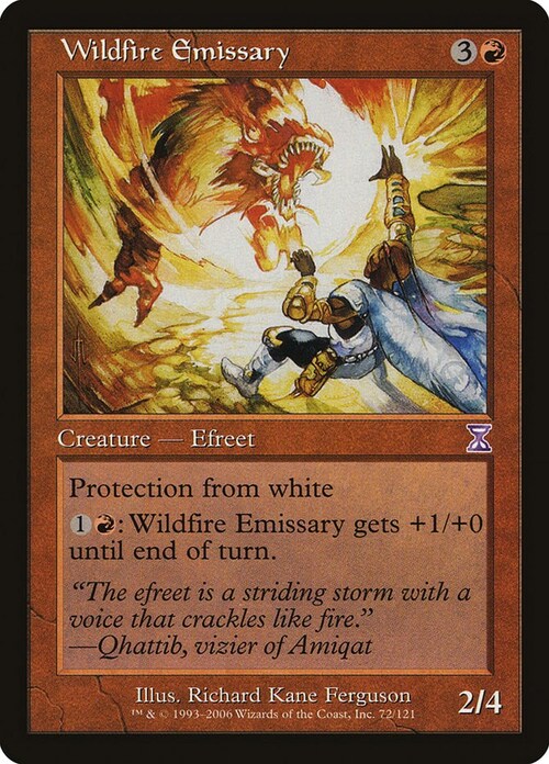 Wildfire Emissary Card Front