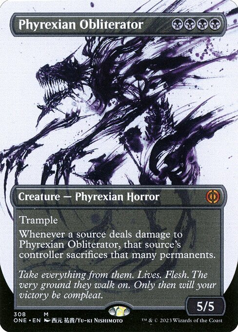 Phyrexian Obliterator Card Front