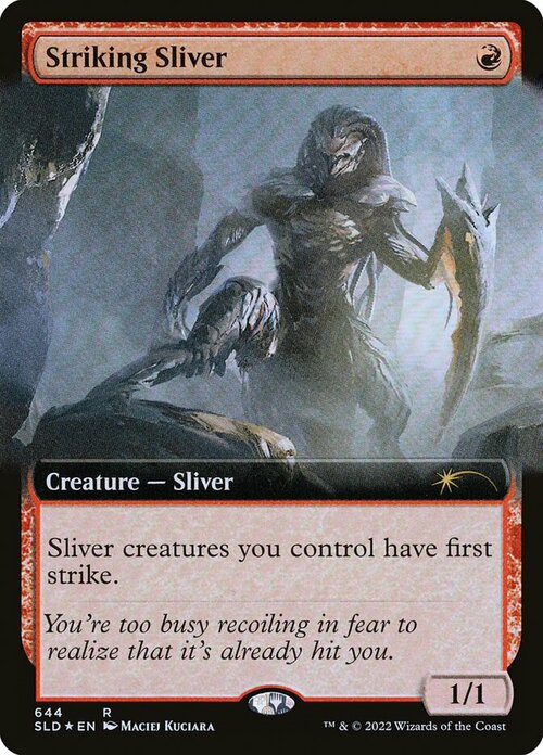 Striking Sliver Card Front