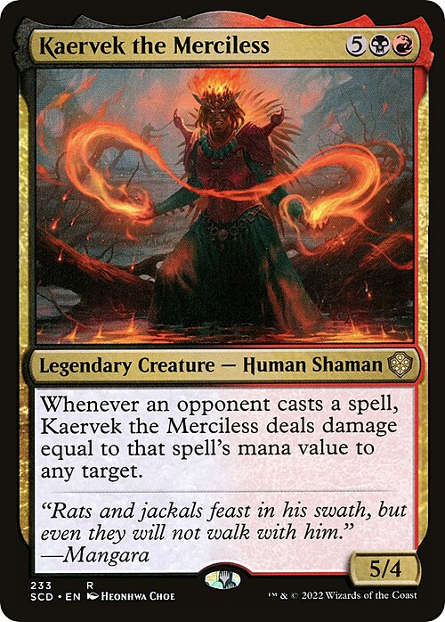 Kaervek the Merciless Card Front