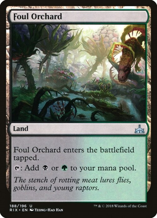 Foul Orchard Card Front