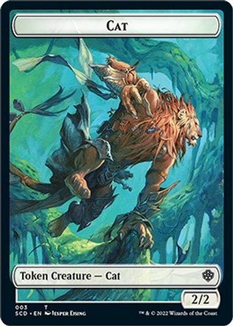 Cat // Saproling Card Front