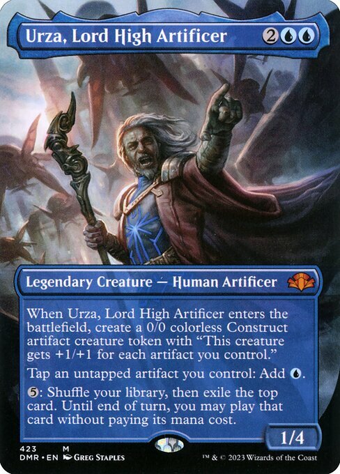 Urza, Lord High Artificer Card Front