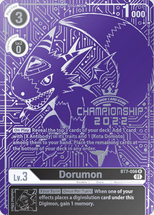 Dorumon Card Front